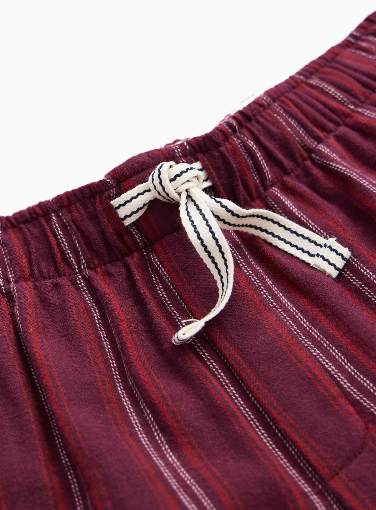 Burgundy Stripe Pyjama Bottoms XL - Image 3 thumbnail